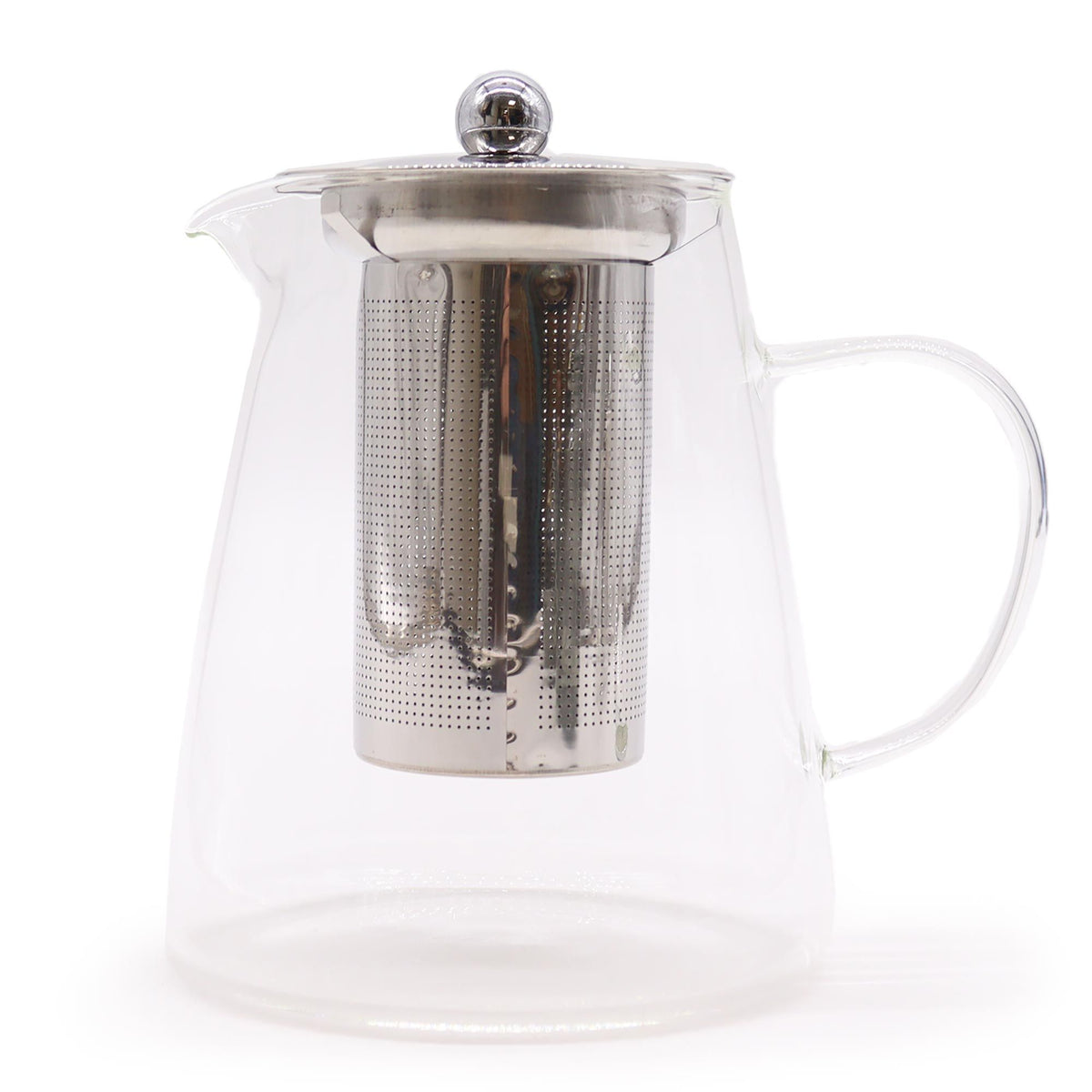 Glass Infuser Teapot – Flask Shape 950ml, NooEdge UK