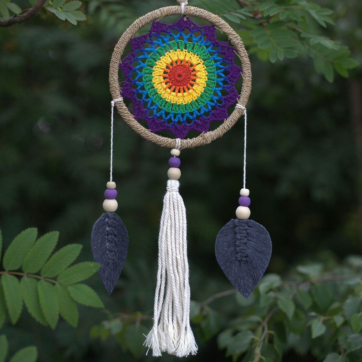 Dream Catcher – Medium Rainbow Elemental Spirits, NooEdge UK