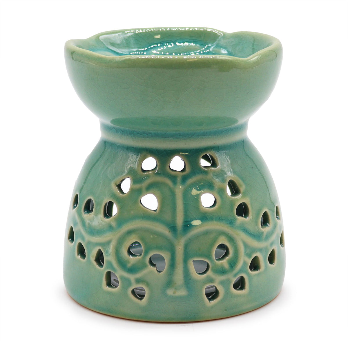 Tree of Life Oil Burner – Blue – NooEdge UK