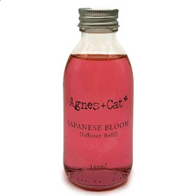 Agnes + Cat Reed Diffuser Refill – Japanese Bloom 140ml, NooEdge UK