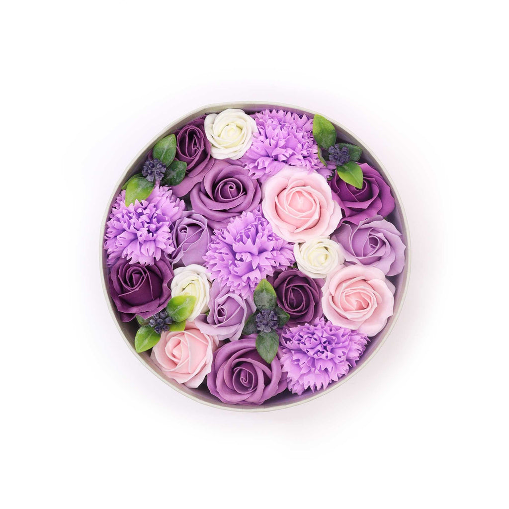 Round Box – Lavender Rose & Carnation – NooEdge UK