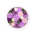 Round Box – Lavender Rose & Carnation – NooEdge UK