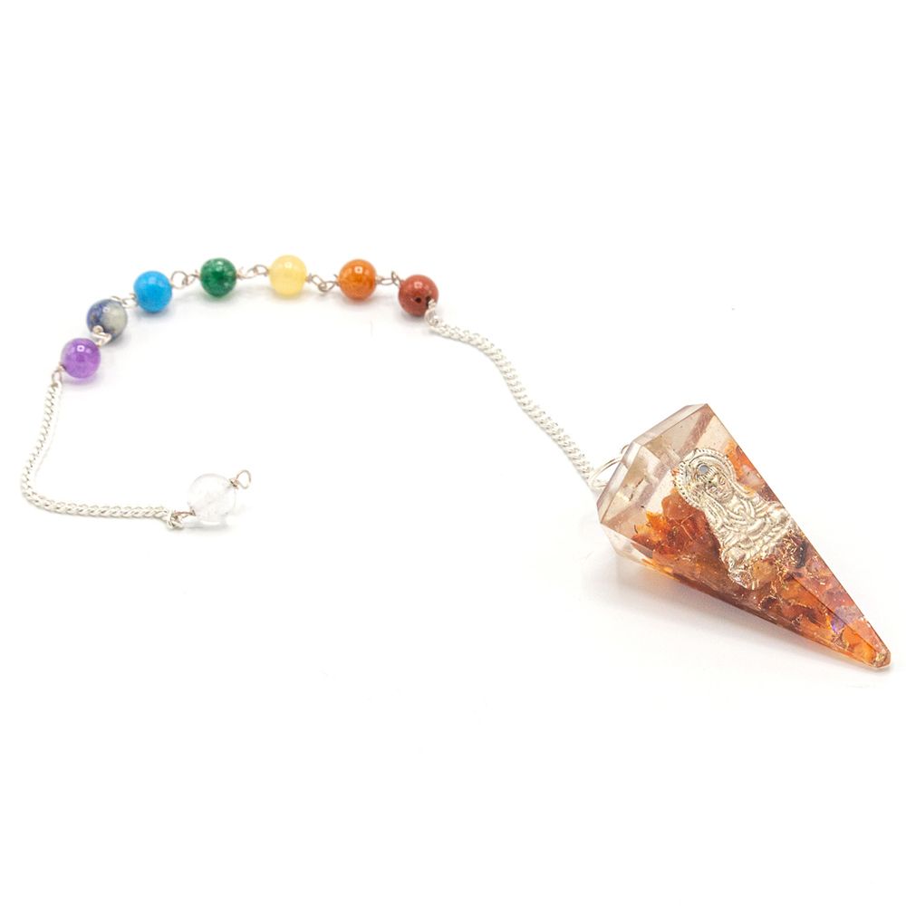 Orgonite Power Chakra Pendulum – Buddha, NooEdge UK
