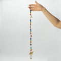 Indian Chimes – Brass Elephant with Chakra Beads String Bells 53cm, NooEdge UK