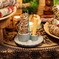 Palo Santo Stick & Smudge Holder – Lotus Flower Blue – NooEdge UK