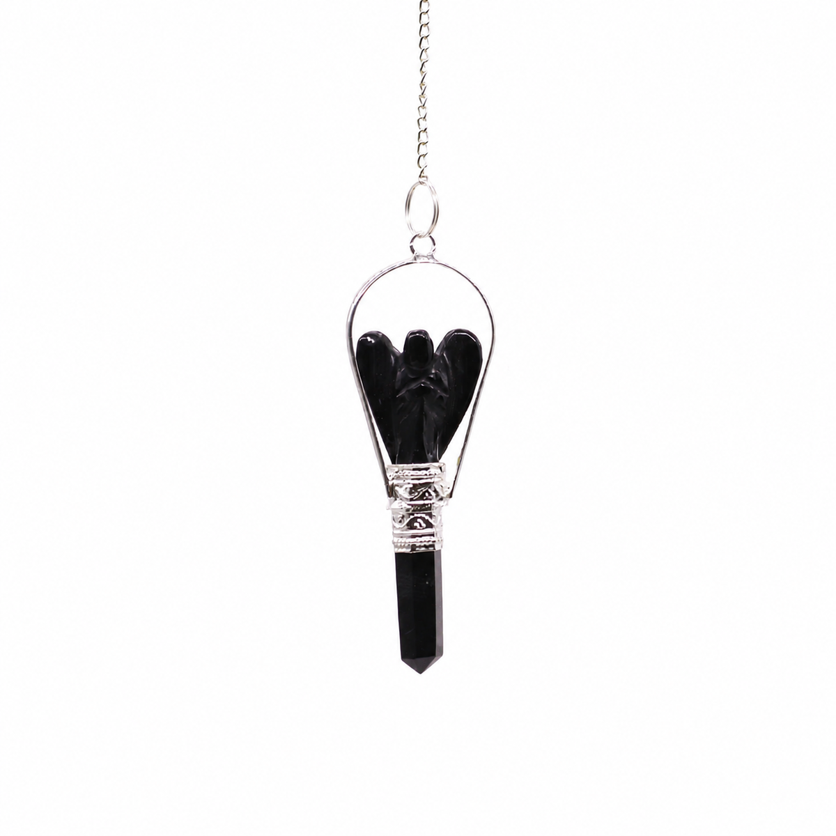 Angel Pendulum with Ring – alternate angle, NooEdge UK