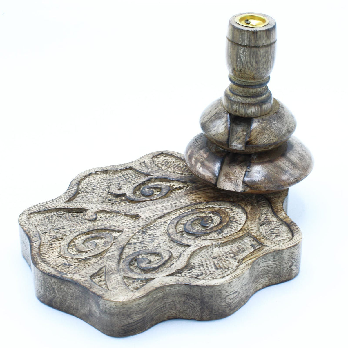 Med Mango Wood Backflow Burner – Tree of Life, NooEdge UK