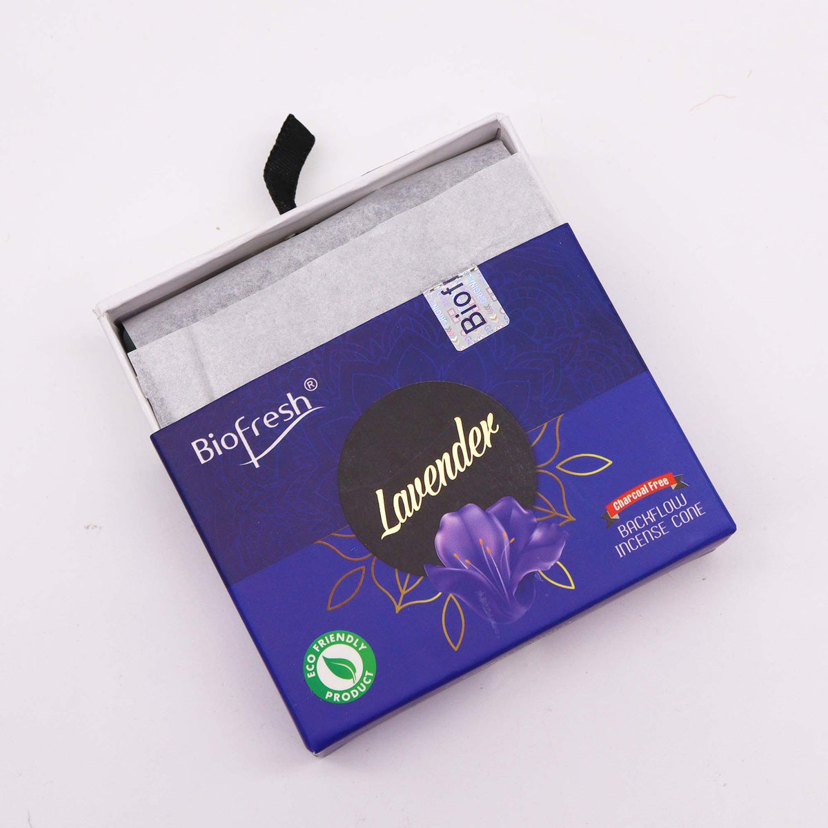 Biofresh Backflow Incense Cones – Lavender alternate view, NooEdge UK