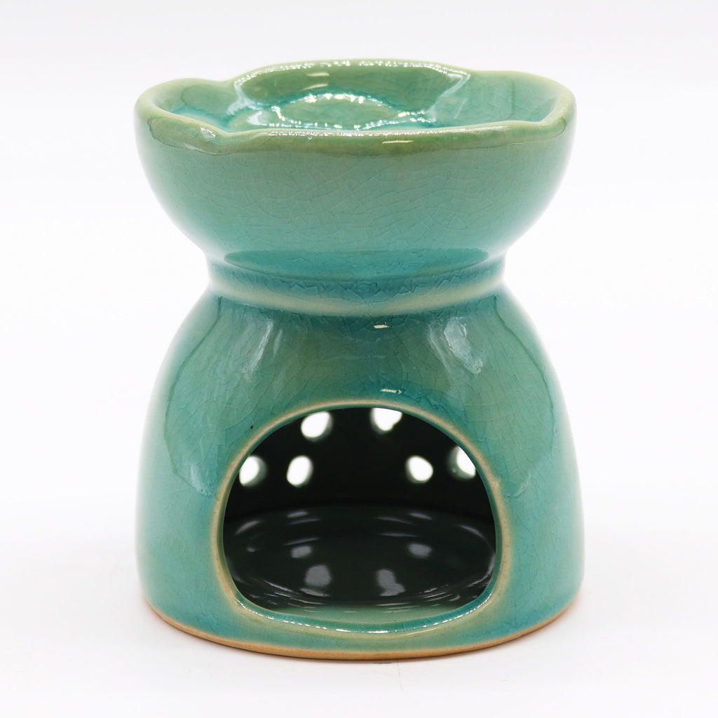 Tree of Life Oil Burner – Blue close-up, NooEdge UK