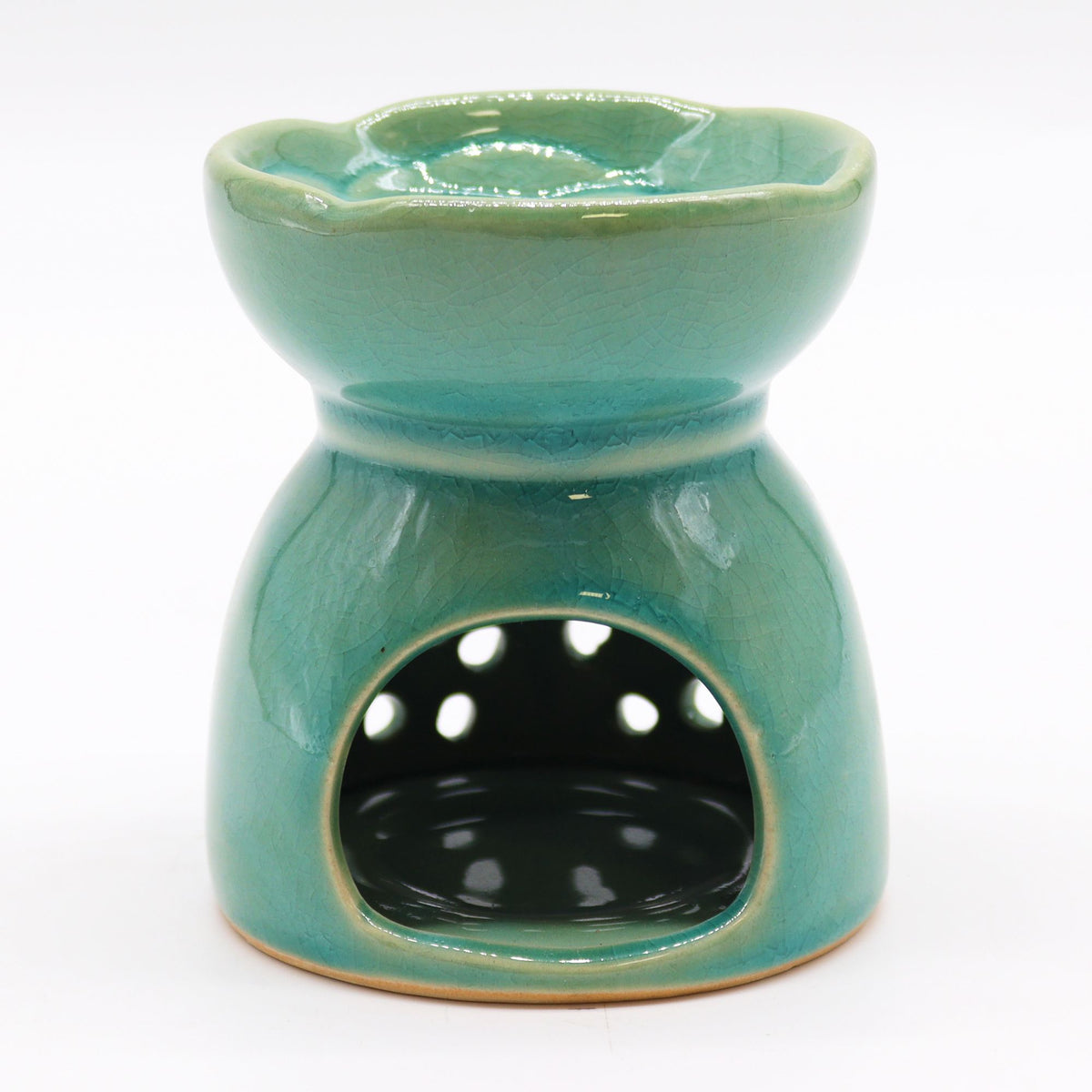 Tree of Life Oil Burner – Blue close-up, NooEdge UK