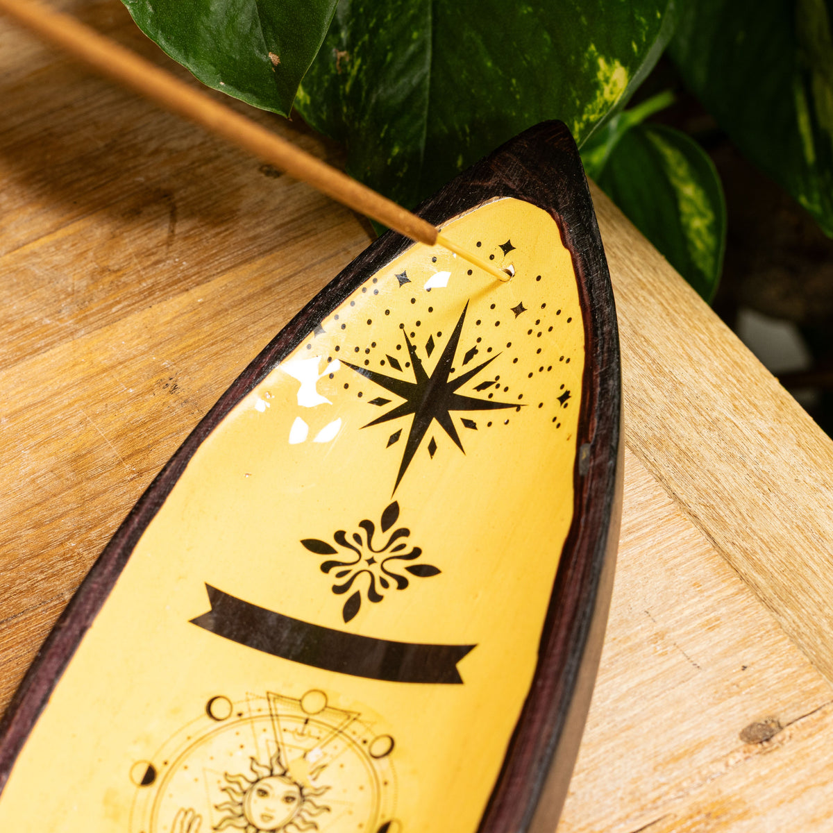 Enamel Incense Bowl - Mango Wood – Hand & Sun, NooEdge UK