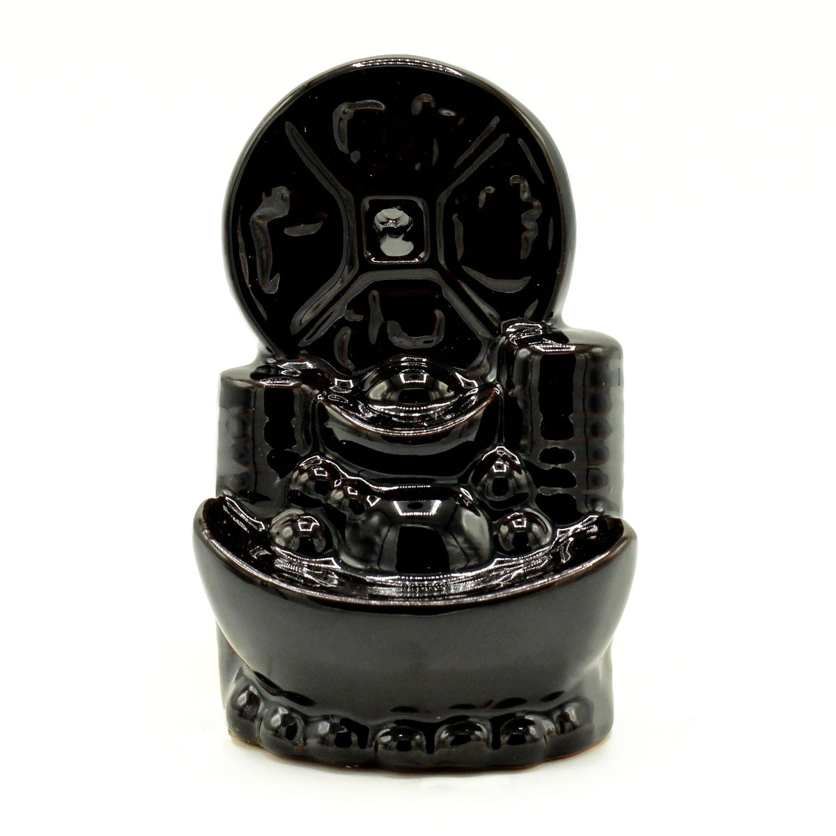 Backflow Incense Burner – Ancient Chinese Coin, NooEdge UK
