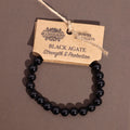 Power Bracelet – Black Agate, NooEdge UK