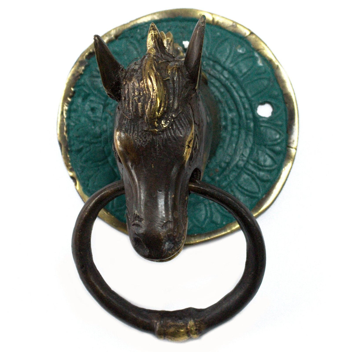 Brass Door Knocker – Horses Head, NooEdge UK