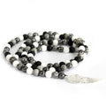 Angel Wing Gemstone Jewellery – Grey Agate Gemstone Necklace, NooEdge UK