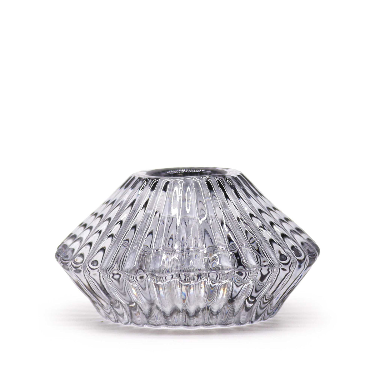 Flower Flip Dinner Candle / Tealight Holder – Midnight Grey – NooEdge UK