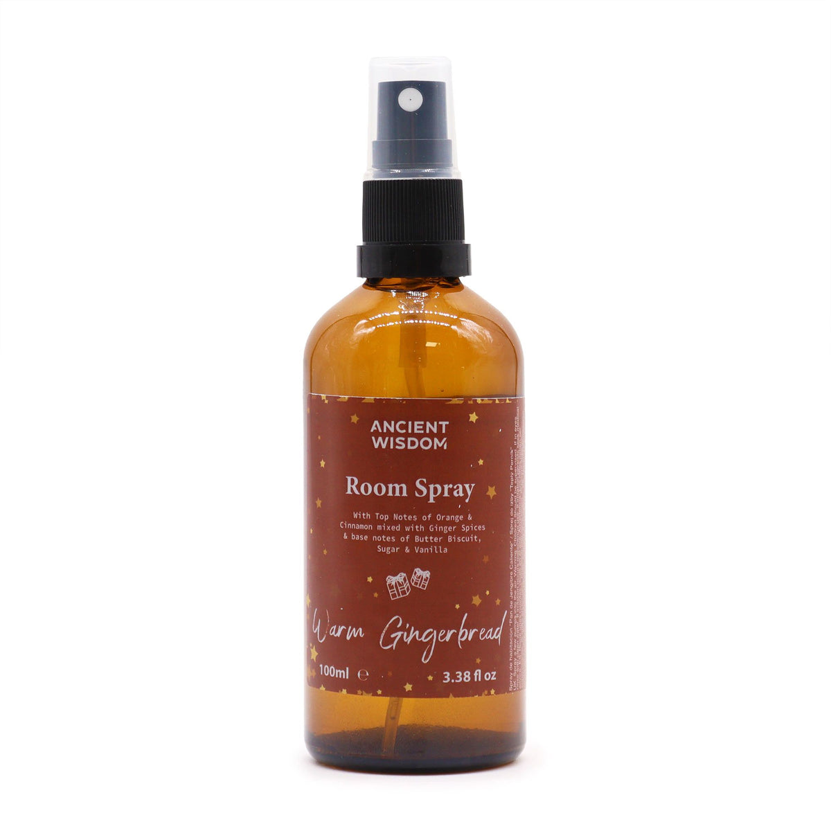 Winter Room Spray 100ml – Warm Gingerbread, NooEdge UK
