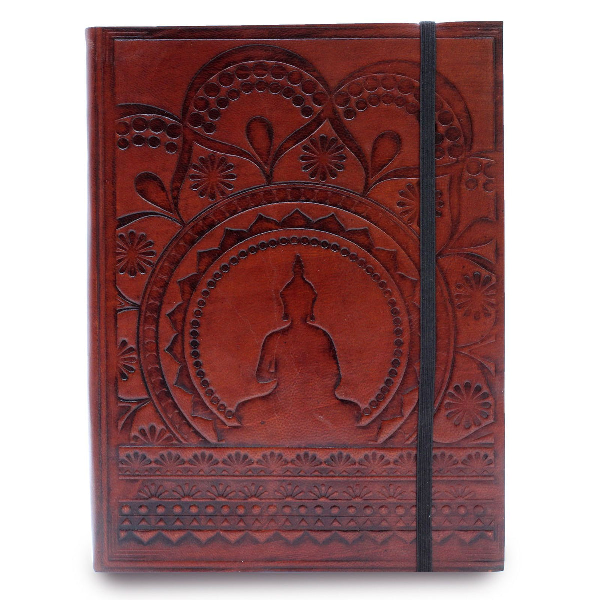 Notebook with Strap – Medium Tibetan Mandala, NooEdge UK