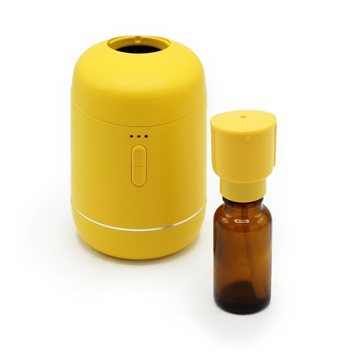 Essential Oil Diffuser Yellow – USB to C alternate view, NooEdge UK