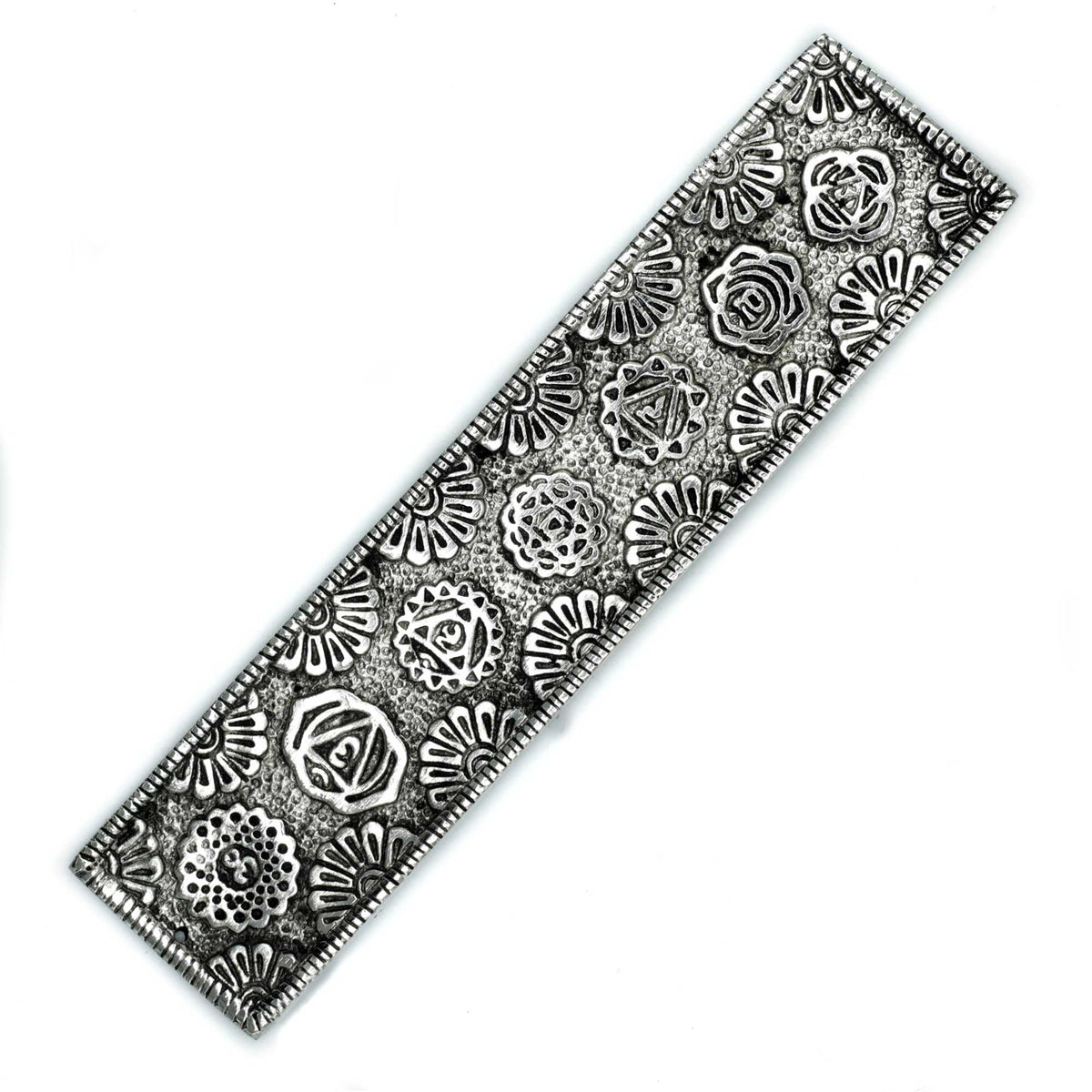 Polished Aluminium Chakra Long Incense Holder 23cm – NooEdge UK