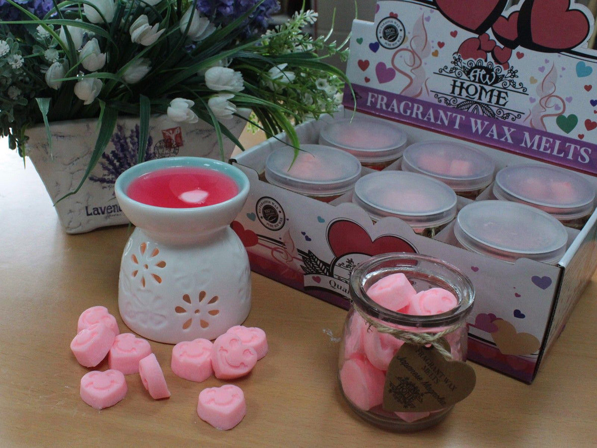 Soy Wax Melts Jar – alternate angle, NooEdge UK