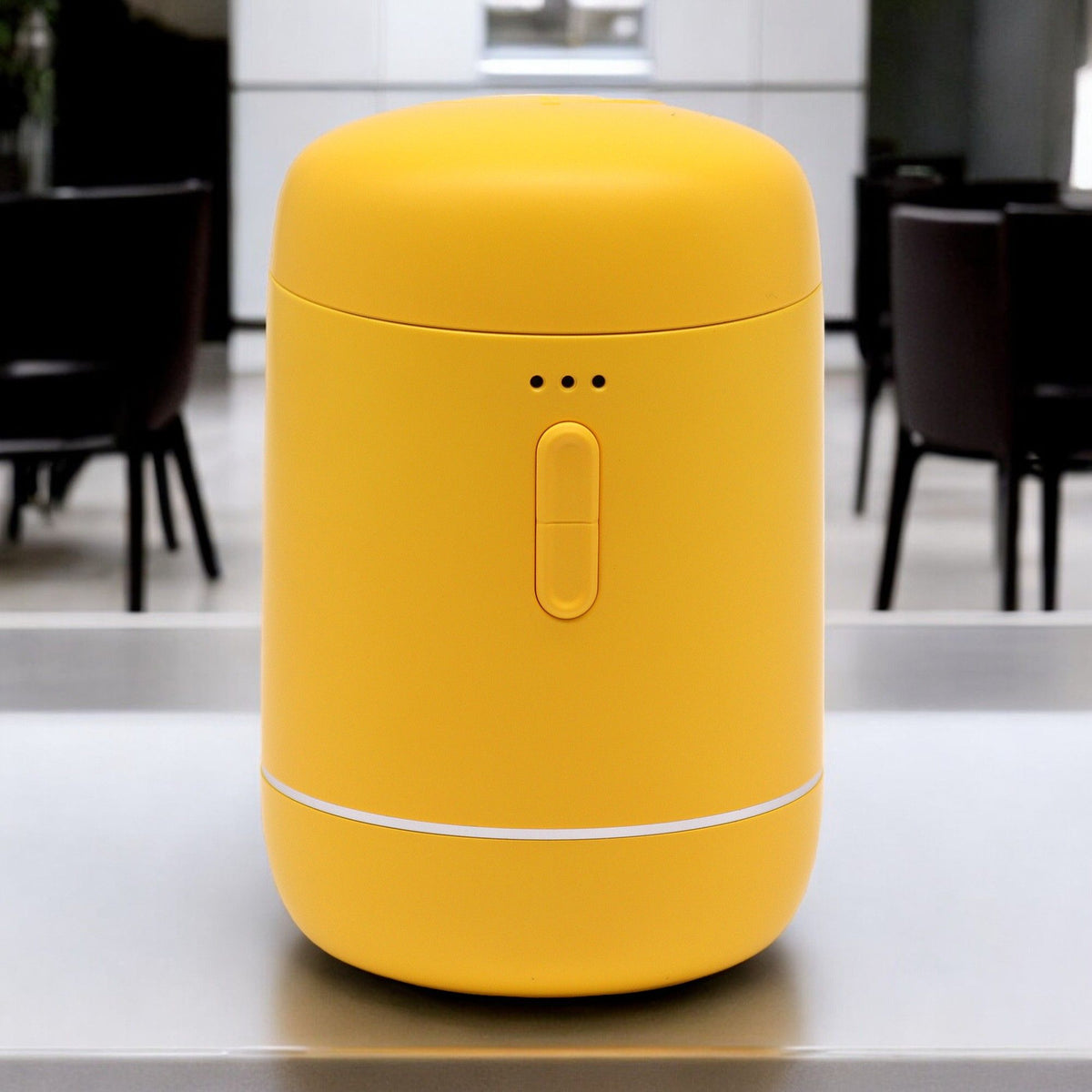 Essential Oil Diffuser Yellow – USB to C close-up, NooEdge UK