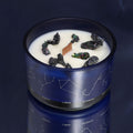 Zodiac Crystal Candle with Gemstone Bracelet – Aquarius – NooEdge UK