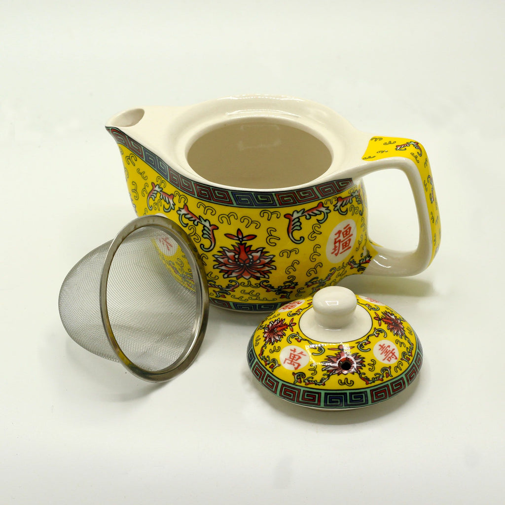 Small Herbal Teapot – front view, NooEdge UK