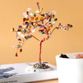 Large Gemstone Tree – Multi Stones on Natural Agate Base (100 stones), NooEdge UK