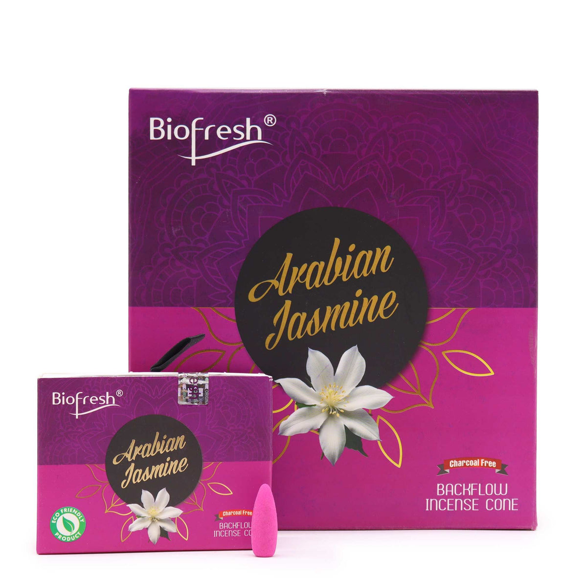 Biofresh Backflow Incense Cones – Arabian Jasmine, NooEdge UK