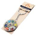 Orgonite Power Keyring – Round Seven Chakra, NooEdge UK