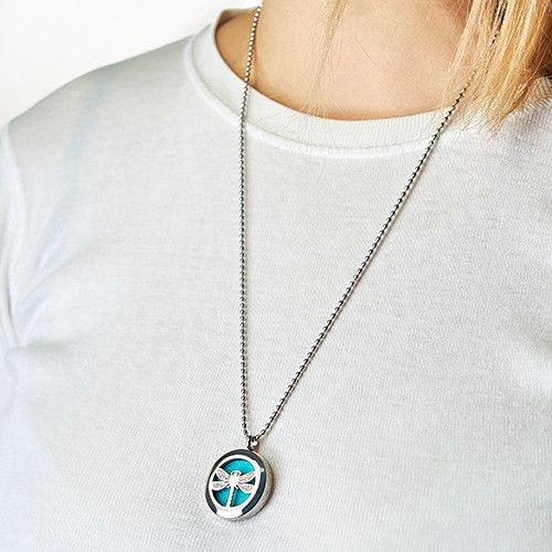 Aromatherapy Diffuser Necklace – Tree of Life 25mm, NooEdge UK