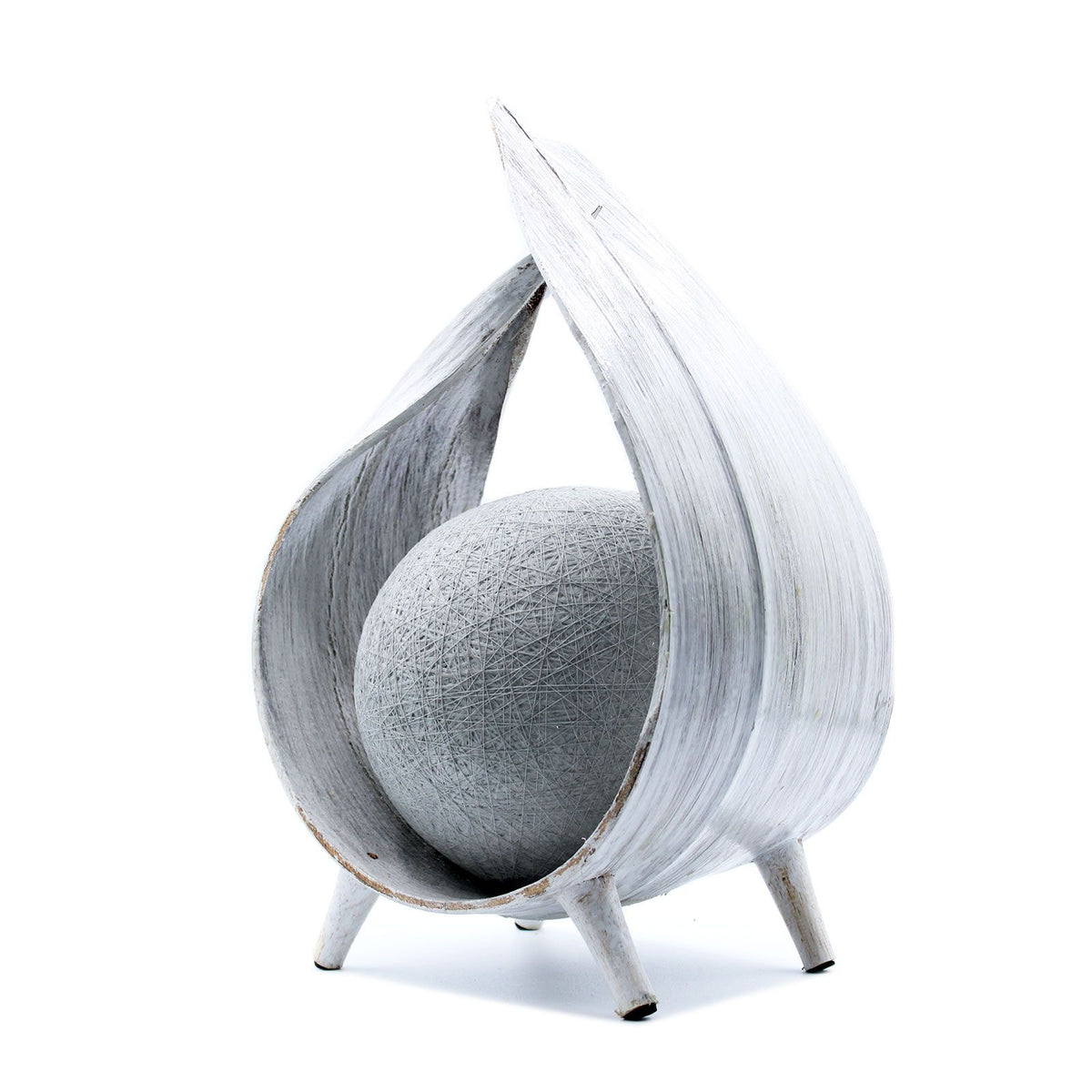 Natural Coconut Lamp – Whitewash Wrapover, NooEdge UK