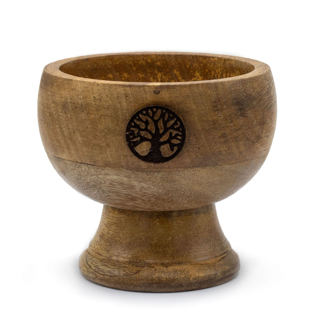 Large Ritual Bowl Incense Cone Holder 11x6.cm – Tree of Life alternate view, NooEdge UK