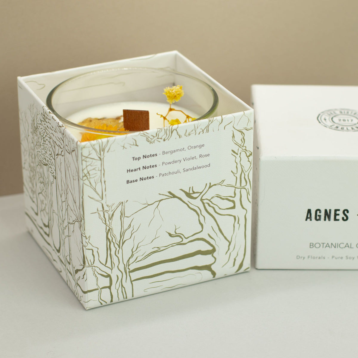 Agnes + Cat Botanical Soy Wax Candle – Rydal Oudh, NooEdge UK