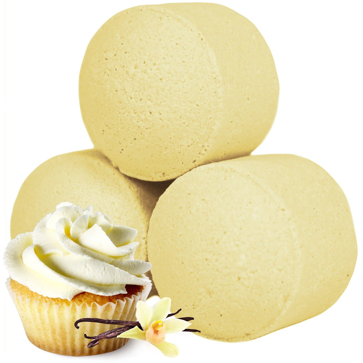 1.3Kg Box of Chill Pills (Mini Bath Bombs) – Vanilla Cup Cake, NooEdge UK