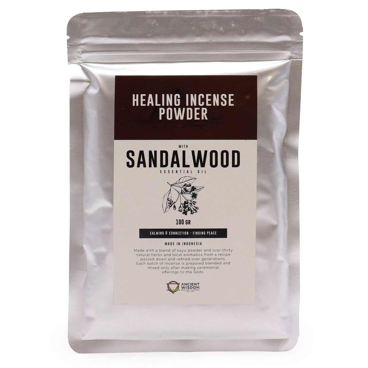Herbal Incense Powder – Sandalwood 100gm, NooEdge UK
