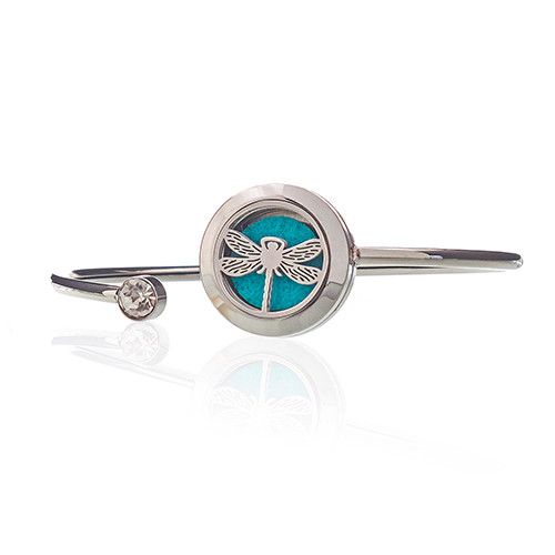 Aromatherapy Jewellery Crystal Bracelet – Dragonfly 20mm – NooEdge UK