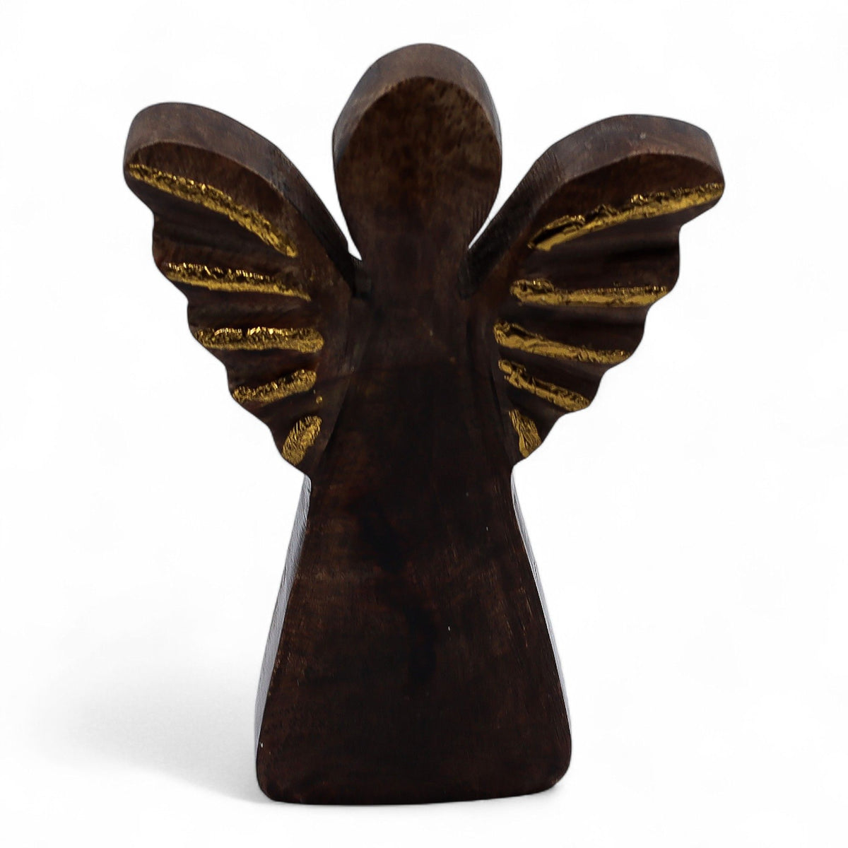 Mango Wood Angel Gold Decor – Small, NooEdge UK