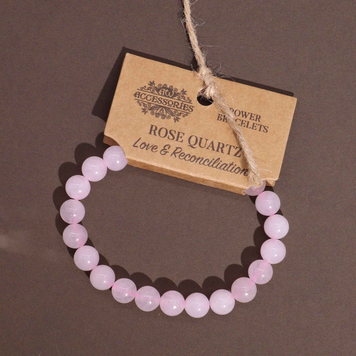 Power Bracelet – Rose Quartz, NooEdge UK