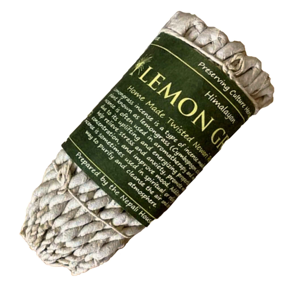 Pure Herbs Rope Incense – Lemongrass, NooEdge UK