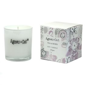 Agnes + Cat Votive Candle – Tea and Roses, NooEdge UK