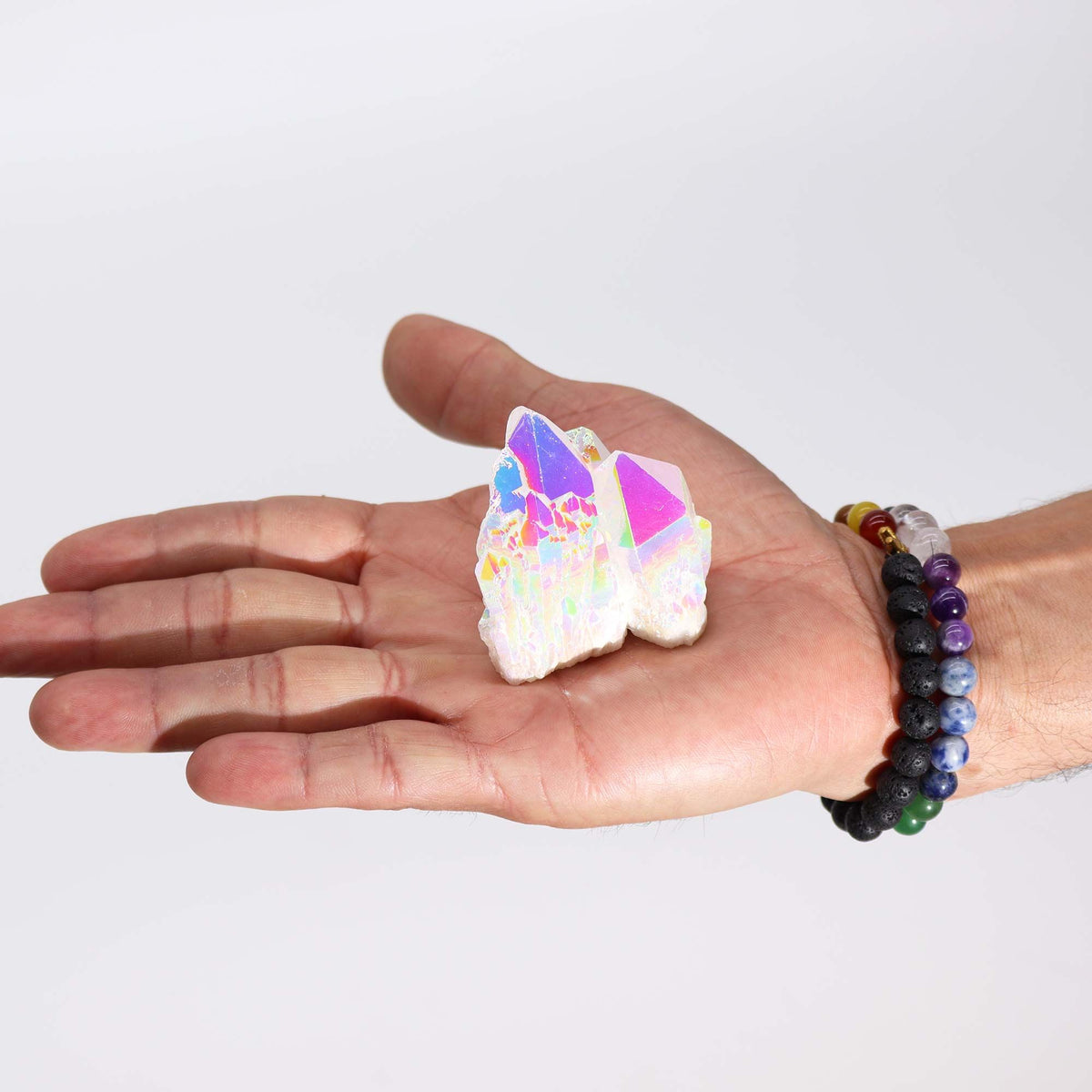 Aura Enhanced Quartz Point – Aura Angel Quartz, NooEdge UK