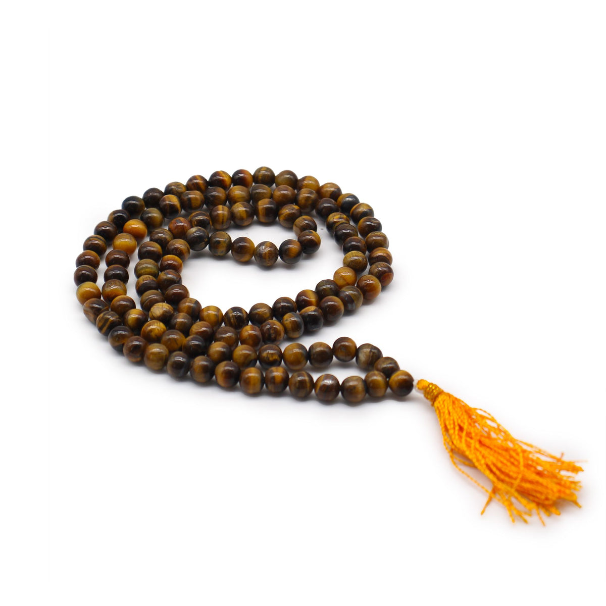 108 Bead Mala – Tiger's Eye, NooEdge UK