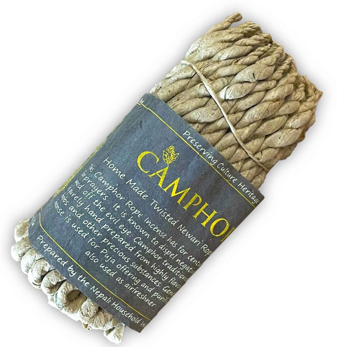 Pure Herbs Rope Incense – Camphor, NooEdge UK
