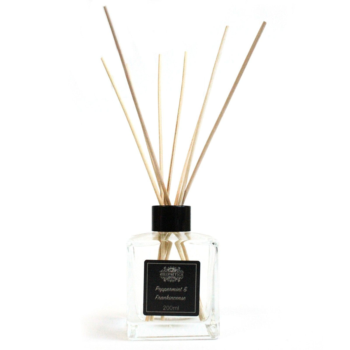 200ml Peppermint & Frankincense Essential Oil Reed Diffuser alternate view, NooEdge UK