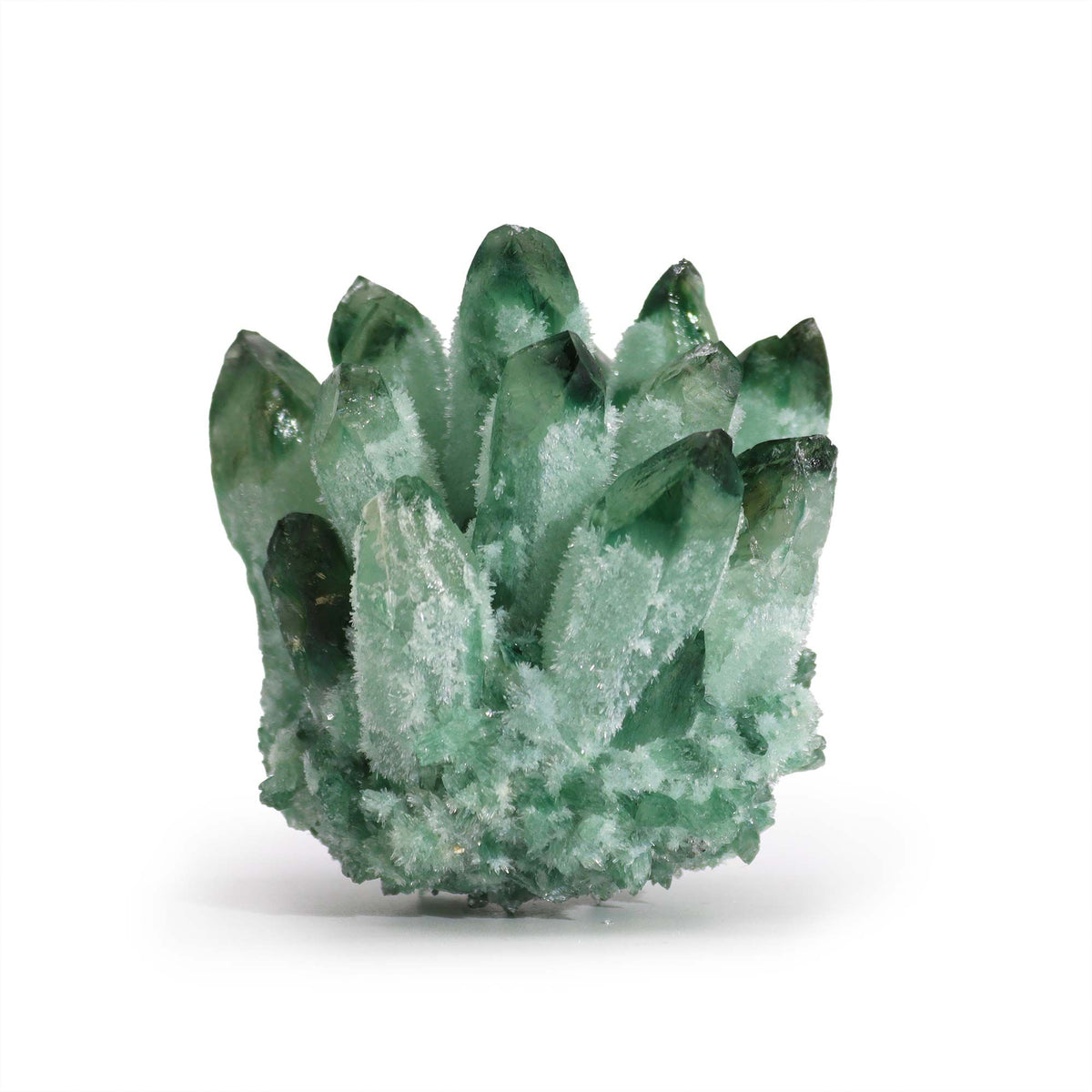 Crafted Quartz Cluster – Green Ghost Quartz, NooEdge UK