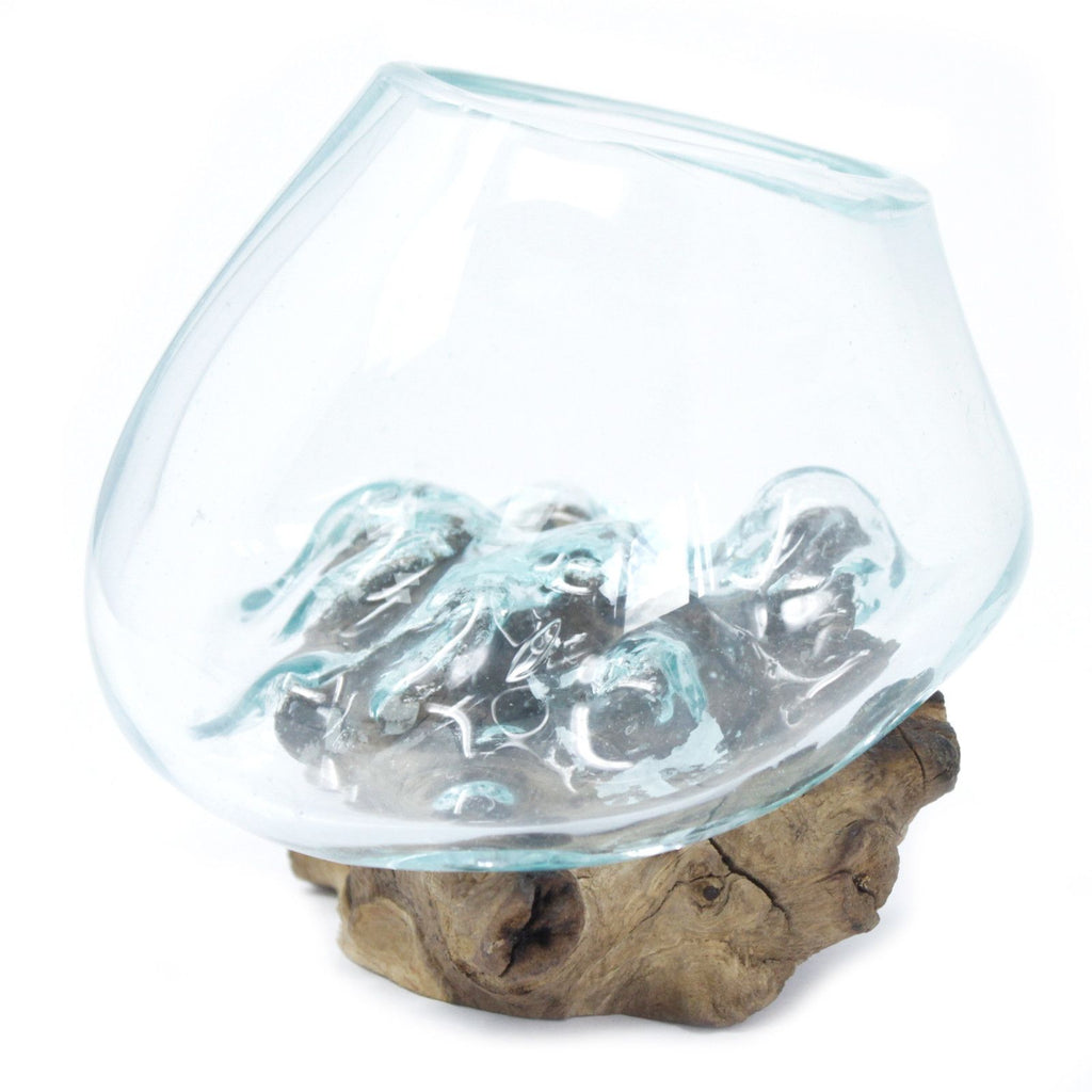 Molten Glass on Wood – alternate angle, NooEdge UK