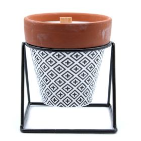 Agnes + Cat Herb Garden Candles – Lavender detail, NooEdge UK