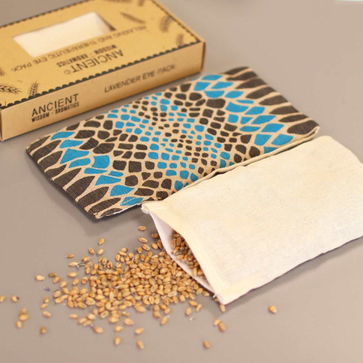 Lavender Natural Cotton and Juco Eye Pillow in Gift Box – Blue Viper, NooEdge UK
